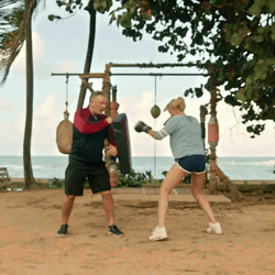 Woman Boxing Training GIF