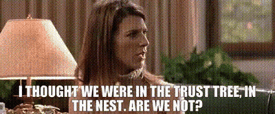 Woman By Lamp I Thought We Were In The Trust Tree GIF