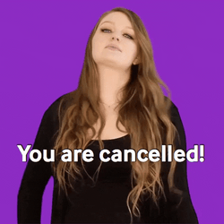 Woman Called Out You Are Cancelled GIF