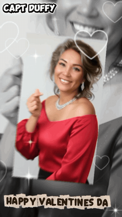 Woman Caption Duffy Happy Valentines Day GIF