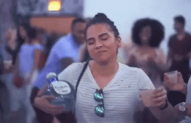 Woman Carrying Don Julio Tequila Bottle Dancing GIF