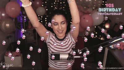 Woman Celebrating 90Th Birthday With Balloons GIF