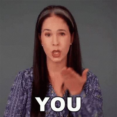 Woman Clapping Hands Saying You GIF