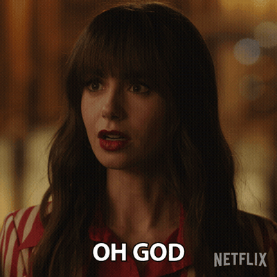 Woman Close Up Face Oh God GIF