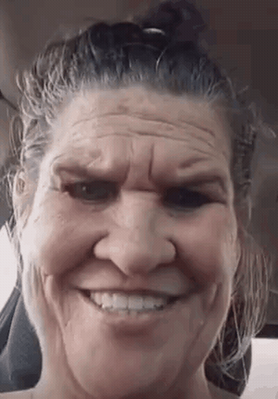 Woman Close Up Funny Face GIF