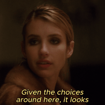 Woman Close Up Given The Choices Around Here It Looks GIF