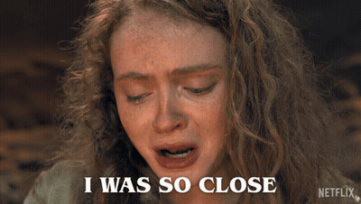 Woman Close Up I Was So Close GIF