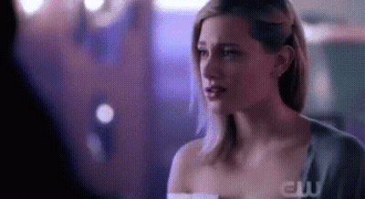 Woman Close Up Purple Background GIF