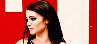 Woman Close Up Red And White Wall GIF