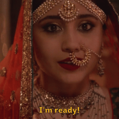 Woman Close Up Saying I'm Ready GIF