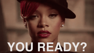 Woman Close Up Saying You Ready GIF