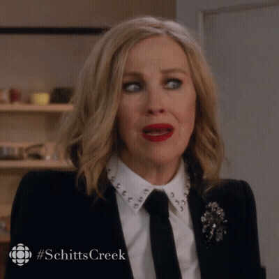 Woman Close Up Schitts Creek Hashtag GIF