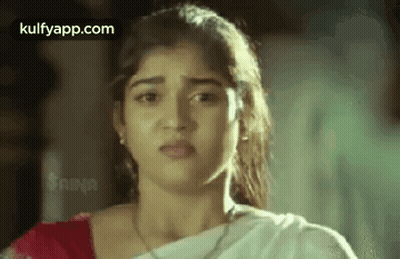Woman Close Up Serious Expression GIF