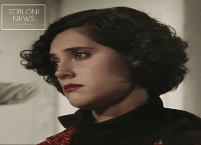 Woman Close Up Torloni News Background GIF