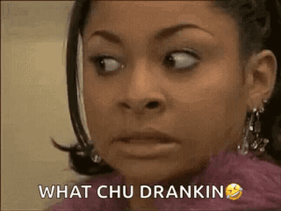 Woman Close Up What Chu Drankin GIF