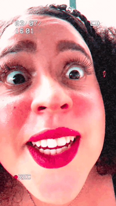 Woman Close Up With Date 03 07 1601 GIF