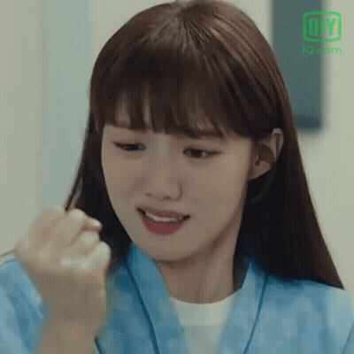 Woman Close Up With IOI Logo GIF