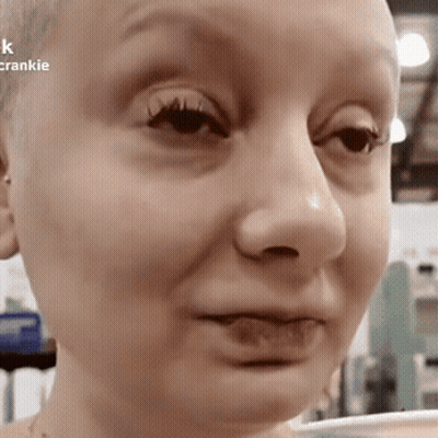 Woman Close Up With K Crankie GIF