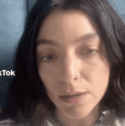 Woman Close Up With Necklace GIF