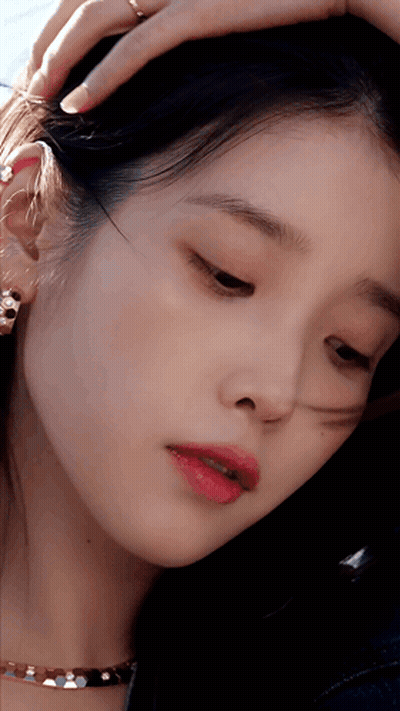Woman Close Up With Red Lipstick GIF