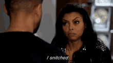 Woman Confessing That She's A Snitch GIF