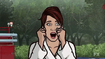 Woman Covering Ears With FX Logo In Corner GIF