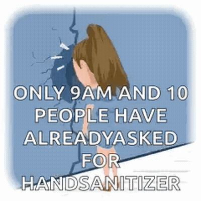 Woman Covering Face In Front Of Wall GIF