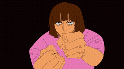 Woman Covering Face Saying Hola GIF