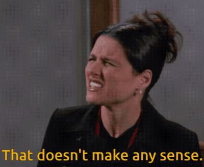 Woman Covering Face Saying That Doesnt Make Any Sense GIF