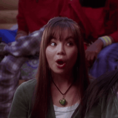 Woman Covering Face Saying What GIF