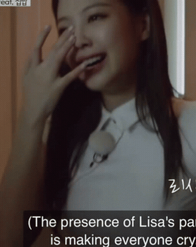 Woman Covering Face With Hand The Presence Of Lisa's Part Is Making Everyone Cry GIF
