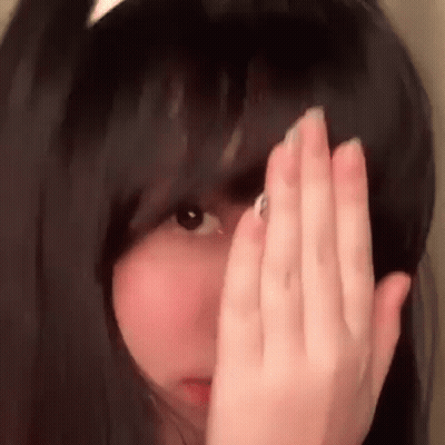 Woman Covering Face With Hand GIF
