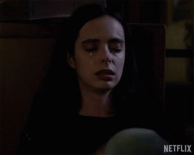 Woman Covering Face With Hands Netflix Logo GIF