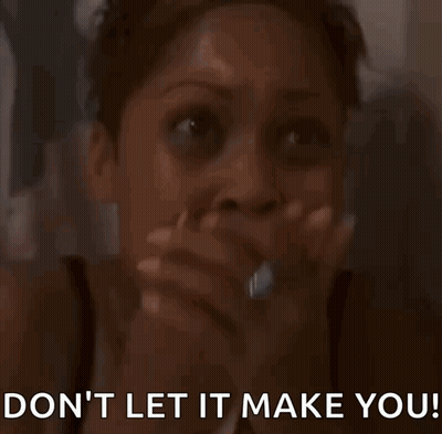 Woman Covering Mouth Don't Let It Make You GIF