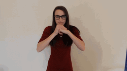 Woman Cracking Knuckles Habit GIF