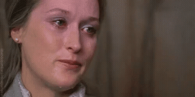 Woman Crying Close Up GIF