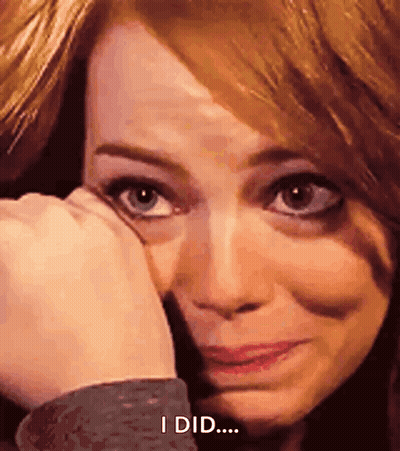 Woman Crying Covering Face Saying I Did GIF