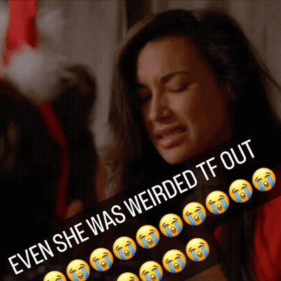 Woman Crying Even She Was Weirded Tf Out GIF