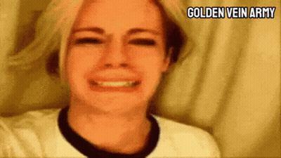 Woman Crying Golden Vein Army