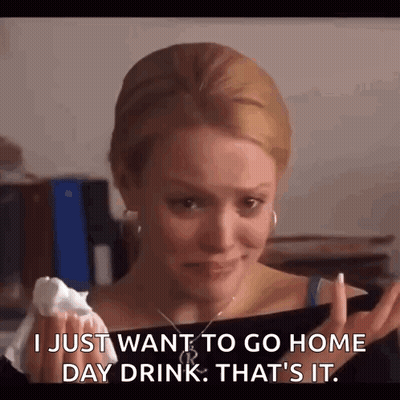 Woman Crying Holding Napkin Saying I Just Want to Go Home Day Drink