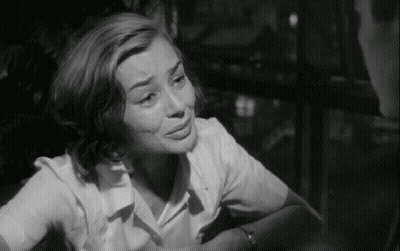 Woman Crying In Black And White Photo GIF