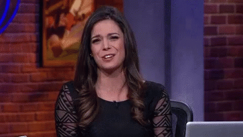 Woman Crying In Front Of Laptop GIF