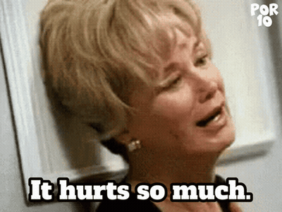 Woman Crying It Hurts So Much GIF