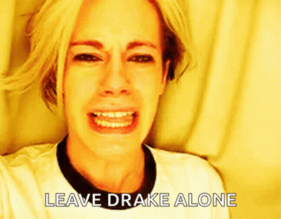 Woman Crying Leave Drake Alone GIF