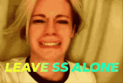 Woman Crying Leave SS Alone