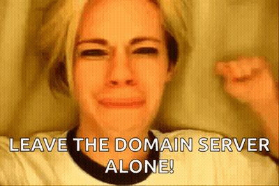Woman Crying Leave The Domain Server Alone GIF