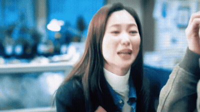 Woman Crying Next To Man In Office GIF