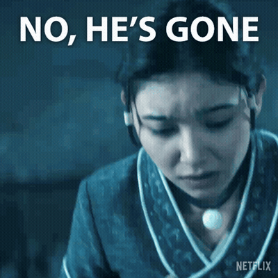 Woman Crying No He's Gone GIF