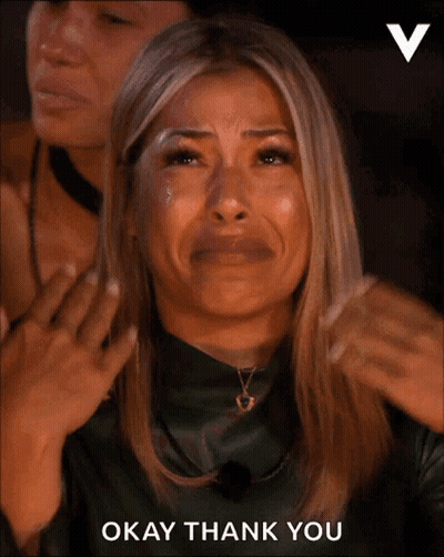 Woman Crying Okay Thank You GIF