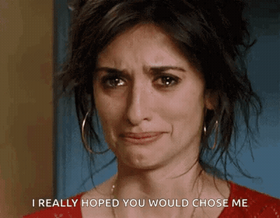 Woman Crying Saying Chose Me GIF